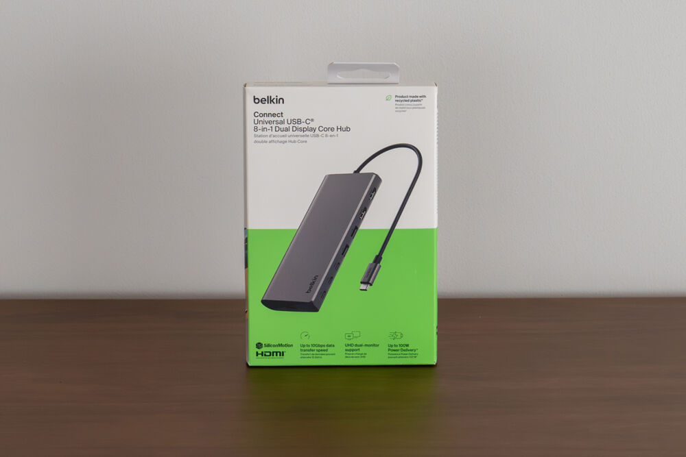 贝尔金 8 合 1 双 4K USB 集线器评测!具有两个 HDMI 和三重显示功能的 USB-C 集线器