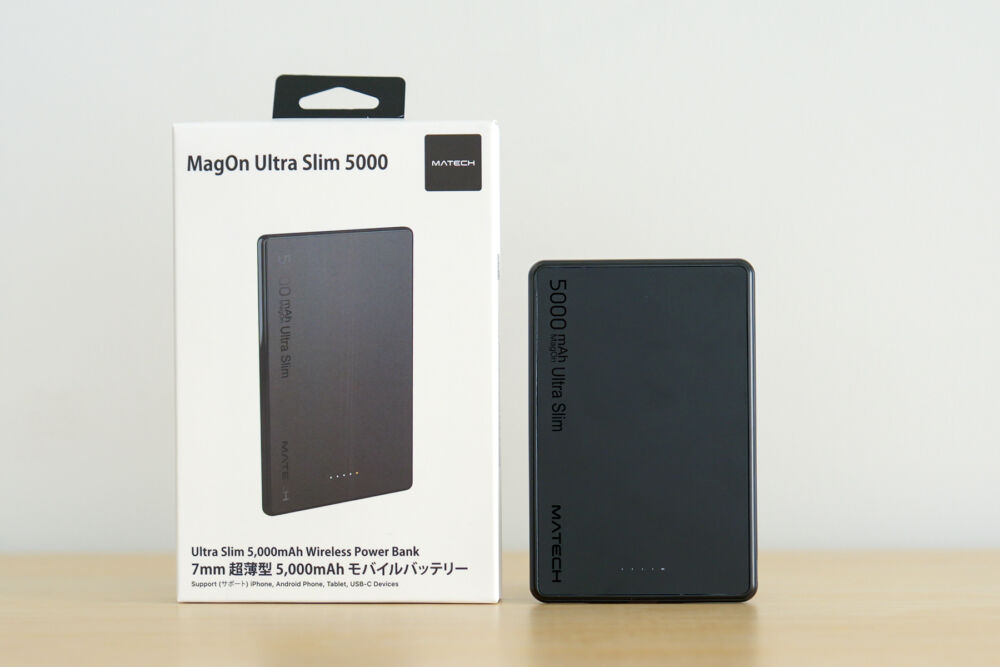 评论Matech Magon Ultra Slim 5000！超薄的magsafe兼容移动电池